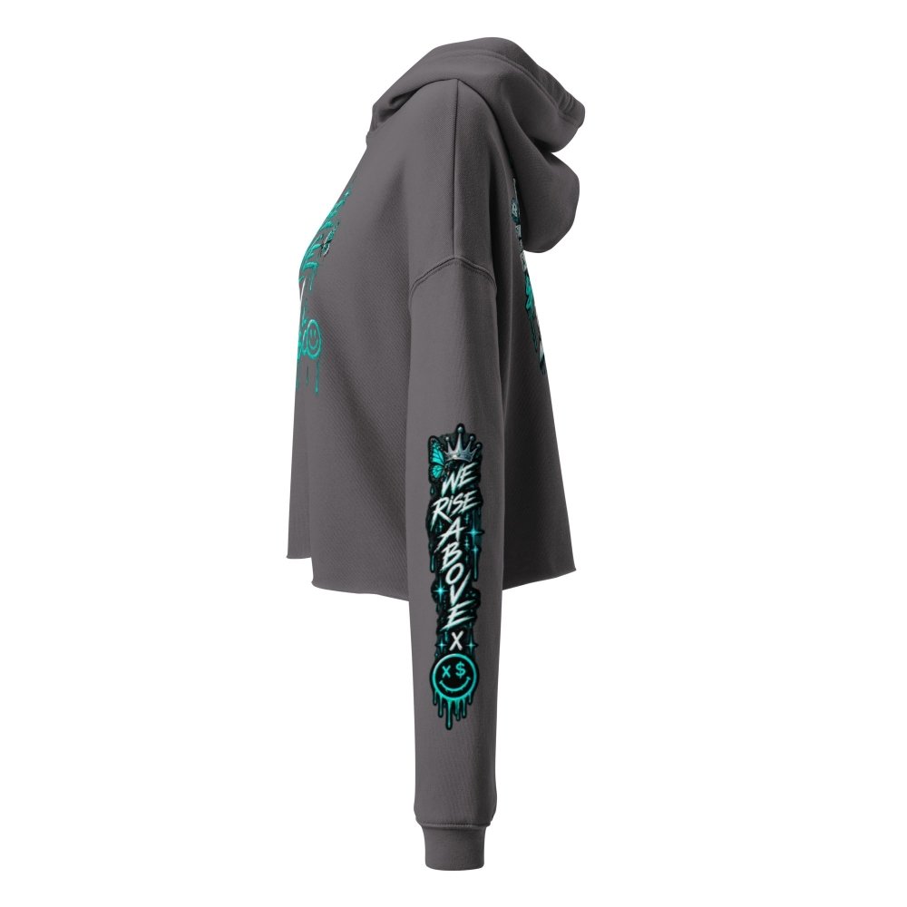 STAY FRESCO | Premium Streetwear Crop Hoodie - We Rise Above