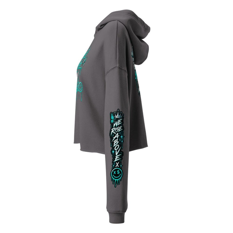 STAY FRESCO | Premium Streetwear Crop Hoodie - We Rise Above