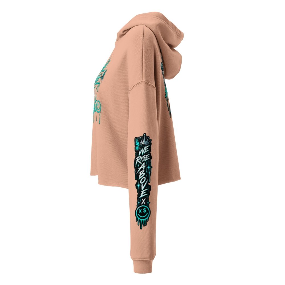 STAY FRESCO | Premium Streetwear Crop Hoodie - We Rise Above
