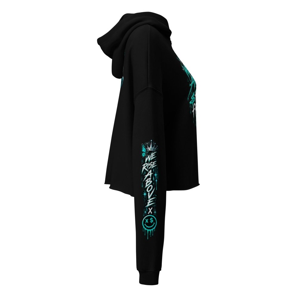 STAY FRESCO | Premium Streetwear Crop Hoodie - We Rise Above