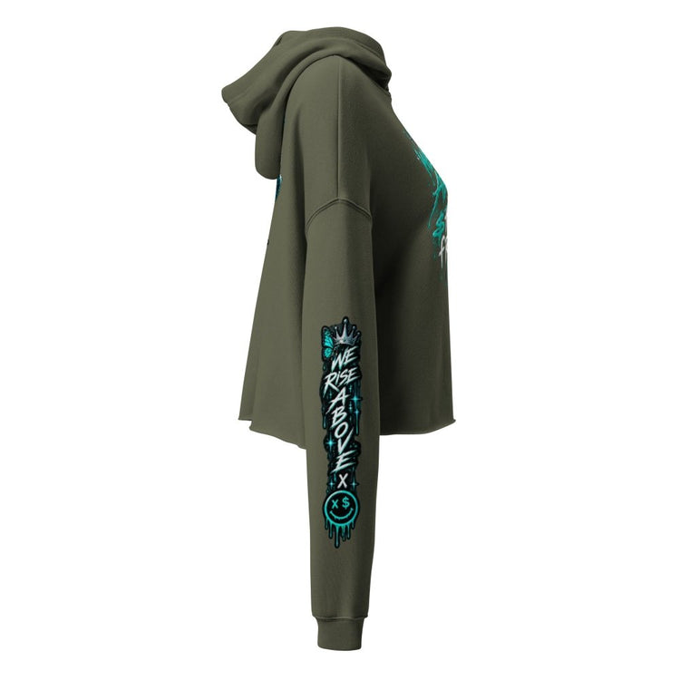 STAY FRESCO | Premium Streetwear Crop Hoodie - We Rise Above