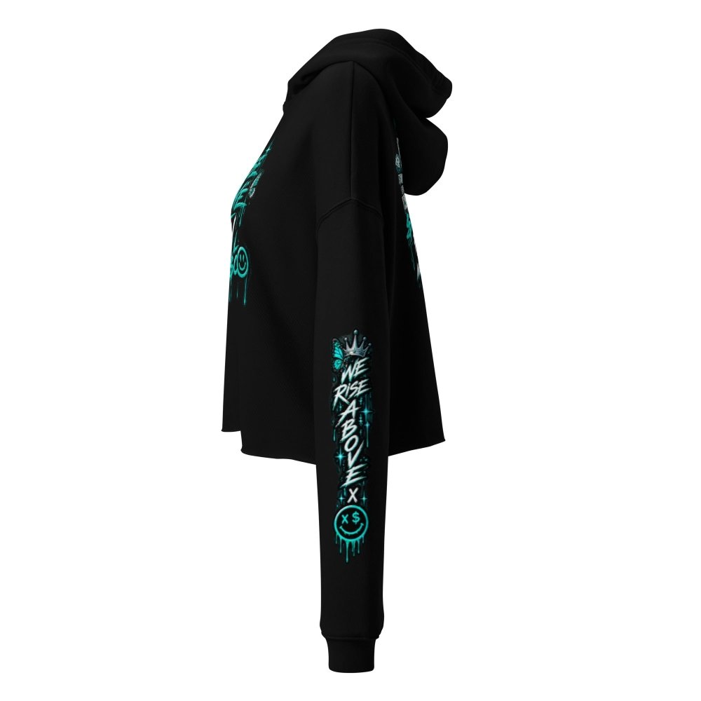 STAY FRESCO | Premium Streetwear Crop Hoodie - We Rise Above