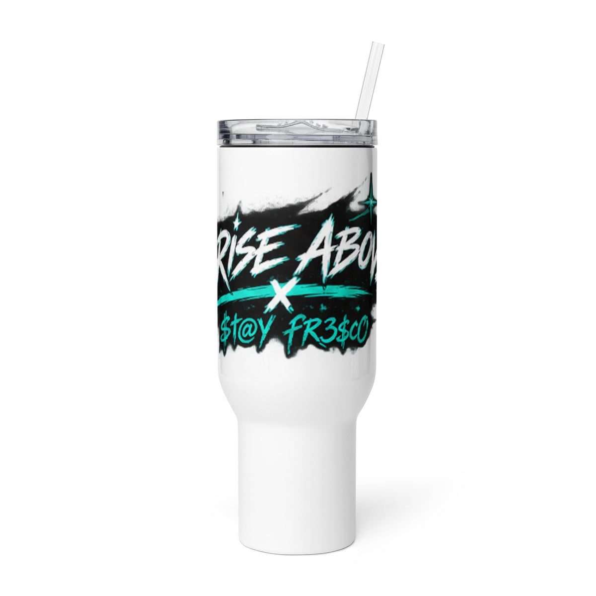 STAY FRESCO Travel Mug for Coffee PREMIUM Tumbler - We Rise Above