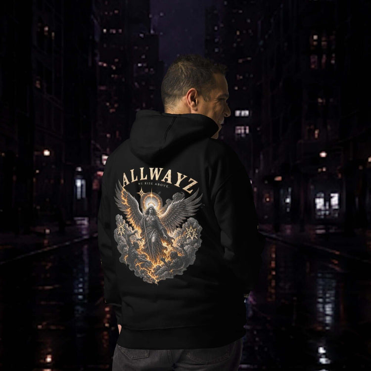 Angels & Demons Graphic Hoodie Unisex Gothic Streetwear - We Rise Above