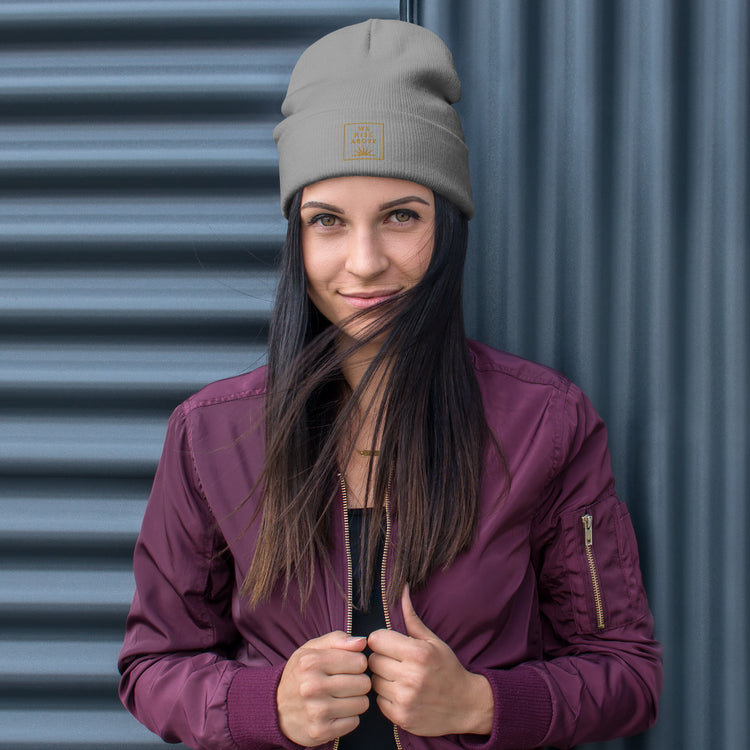 We Rise Above Beanie | Premium Knit Winter Hat - We Rise Above