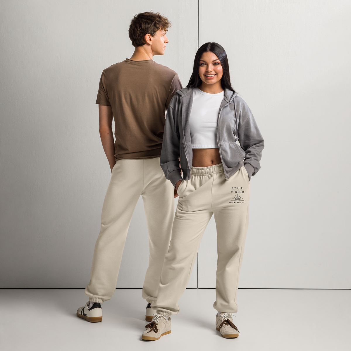 WE RISE ABOVE | Heavyweight Fleece Joggers - We Rise Above