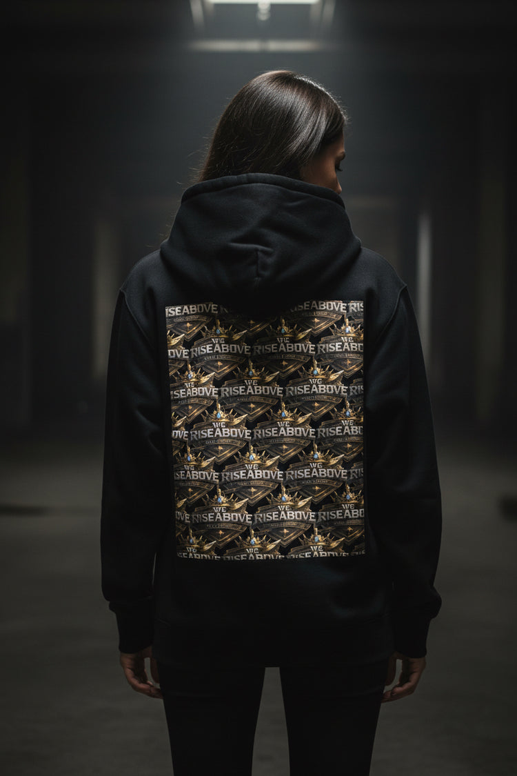 WE RISE ABOVE | Rising Above Hoodie - Heavyweight Graphic - We Rise Above