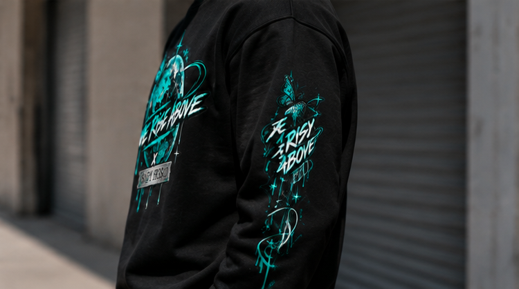 We Rise Above T Y | Heavyweight Oversized Sweatshirt - We Rise Above