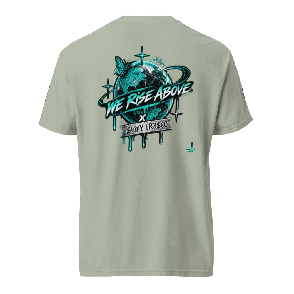 We Rise Above T Y | Heavyweight Oversized Tee - We Rise Above