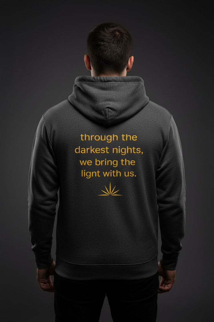 WRA Darkest Nights Heavyweight Unisex Hoodie – Your Essential Layer for Resilience - We Rise Above